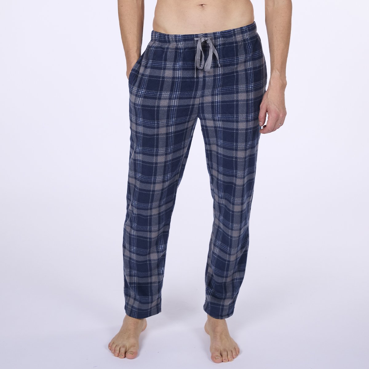 Pantalon Homme ESSENTIAL carreaux marine