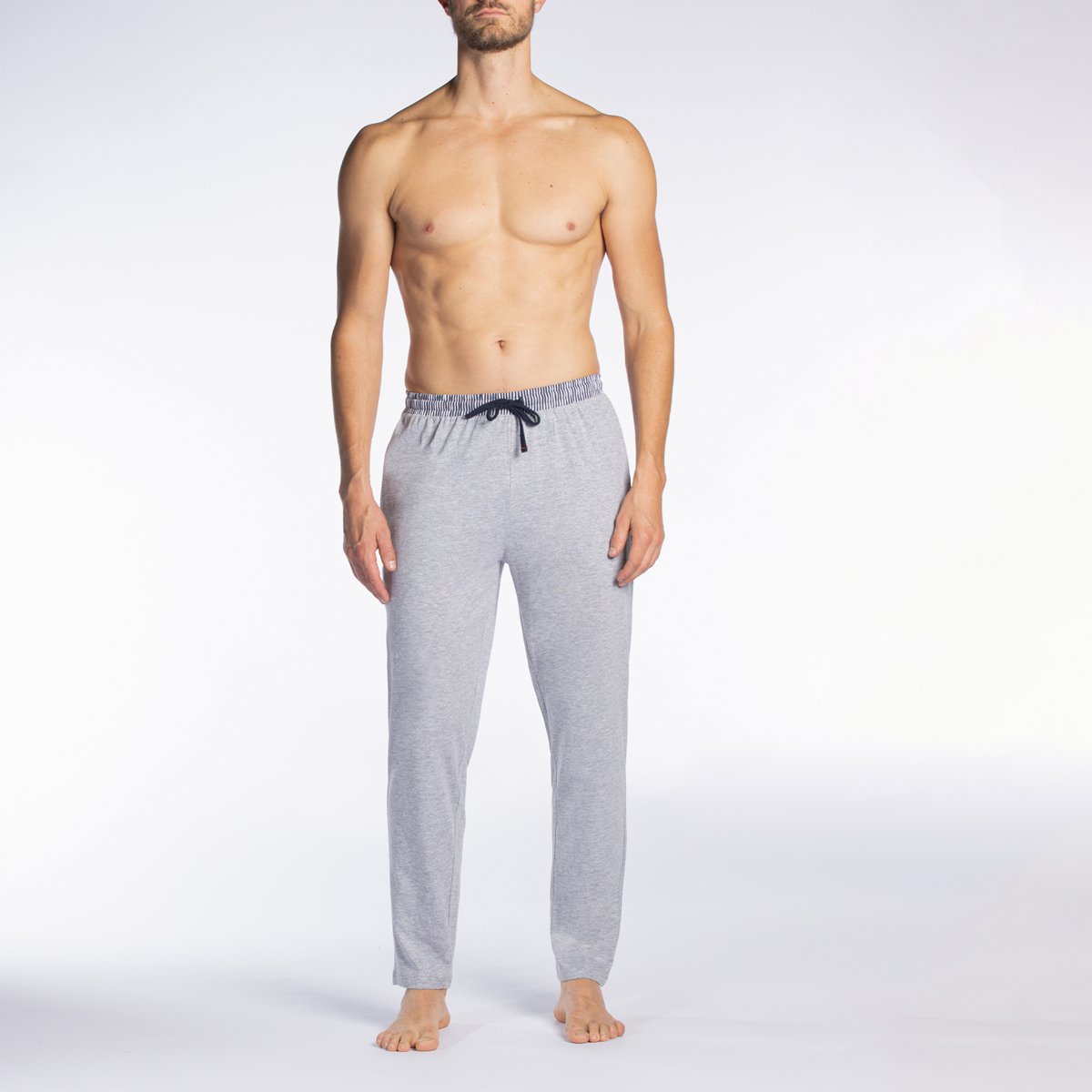 Pantalon homme HOME gris clair chine DODO