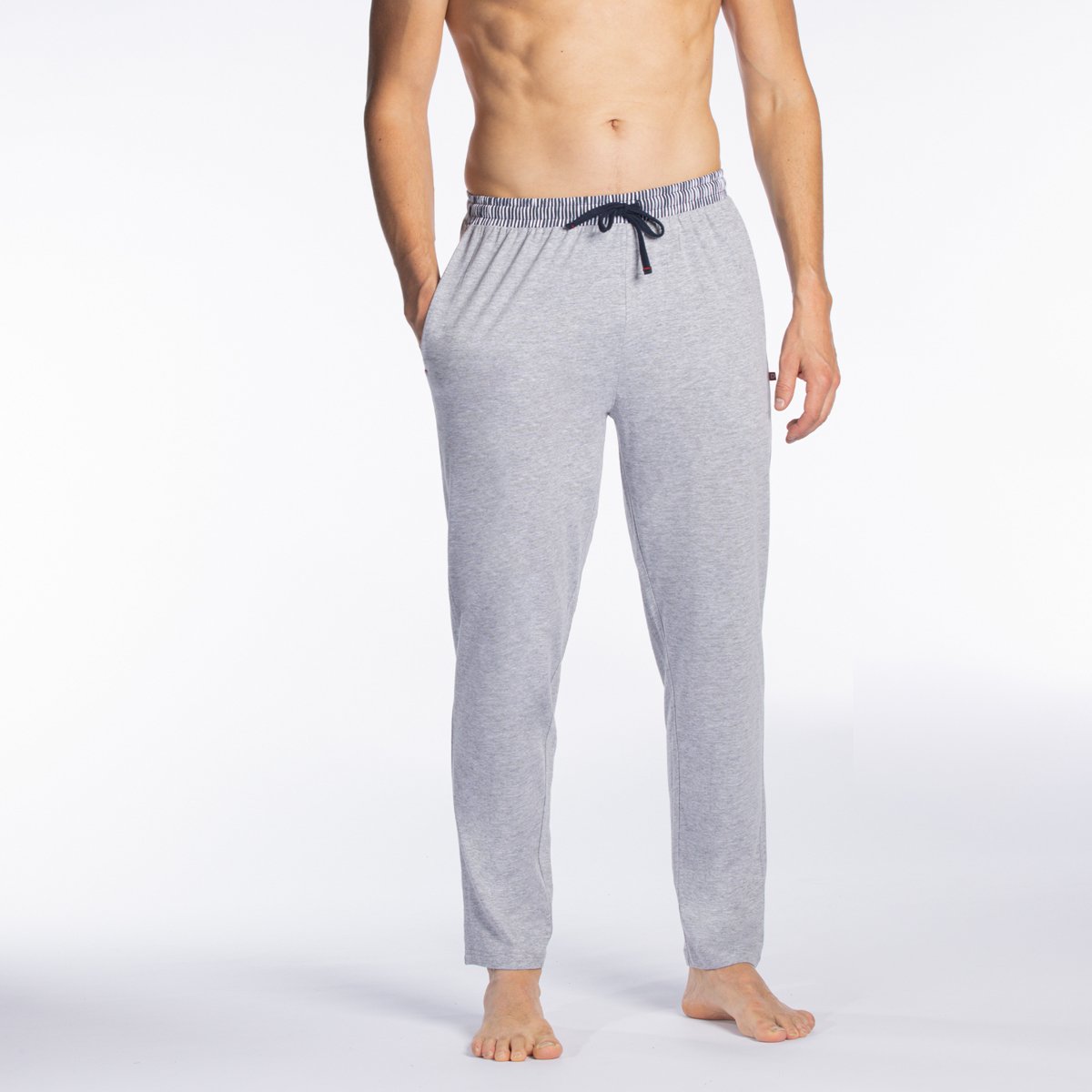 Pantalon homme gris chiné 2025