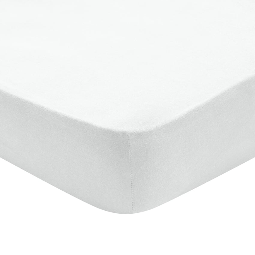 Drap Housse Confort Jersey Coloris Blanc