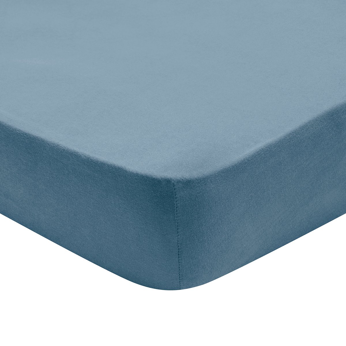 Drap Housse Confort Jersey Coloris Denim