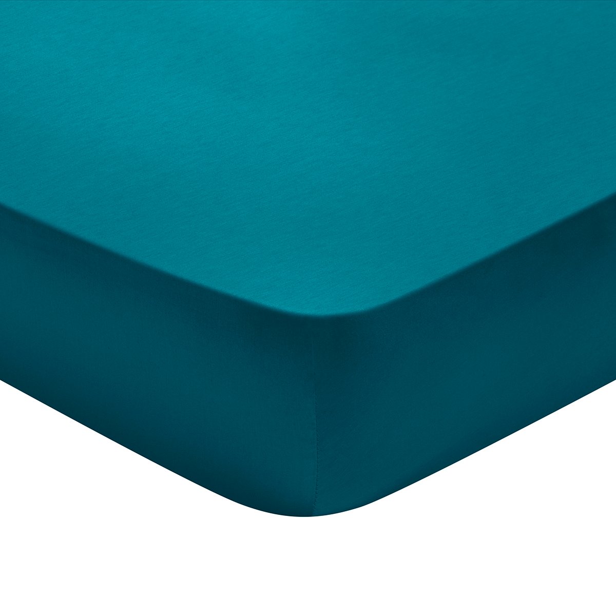 Drap housse Partition Satin de coton Coloris Canard