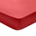 Drap housse Partition Satin de coton Coloris Rouge