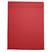 Drap plat Partition Satin de coton Coloris Rouge
