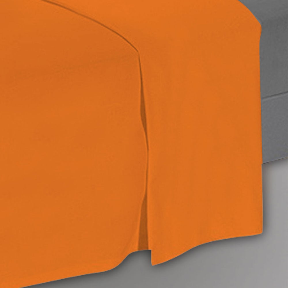 Drap plat coloris mangue