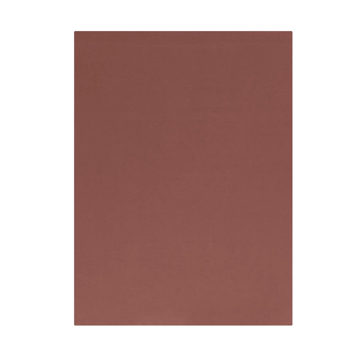 Drap plat Influence Percale Brique