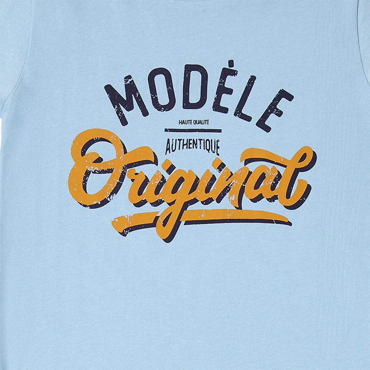 Pyjama short garçon GENIAL bleu/marine