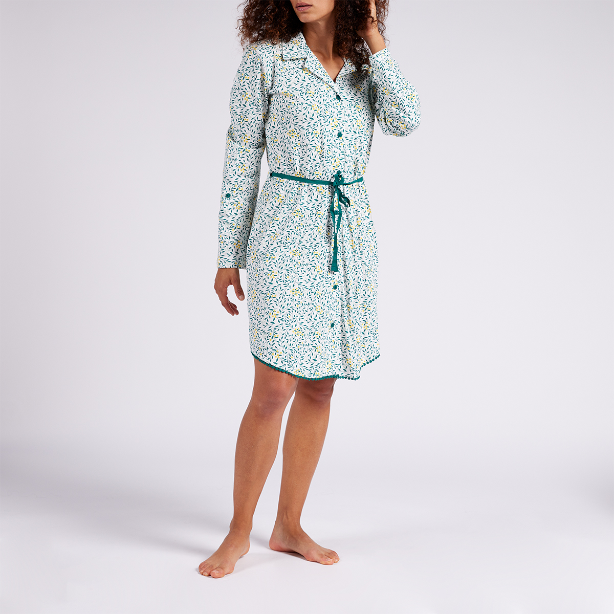 Chemise de nuit Femme MIMOSA Vert 