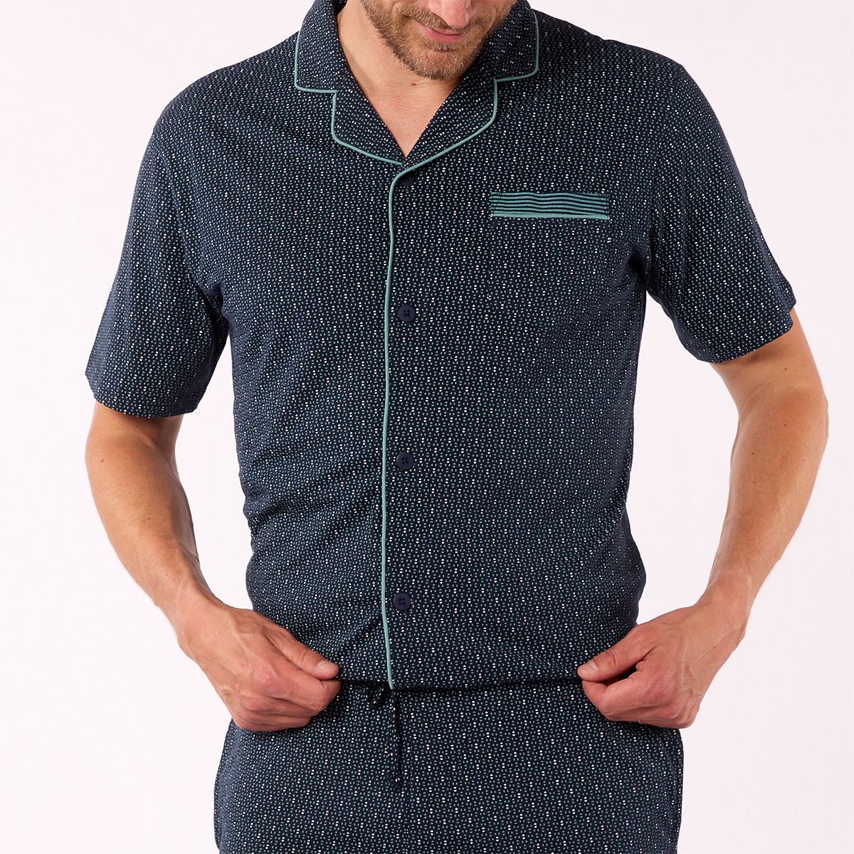 Pyjashort Homme LICHEN Vert foncé