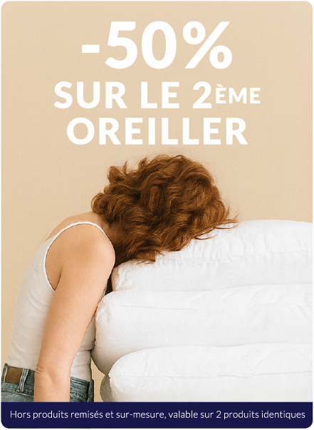 2nd oreiller à -50%