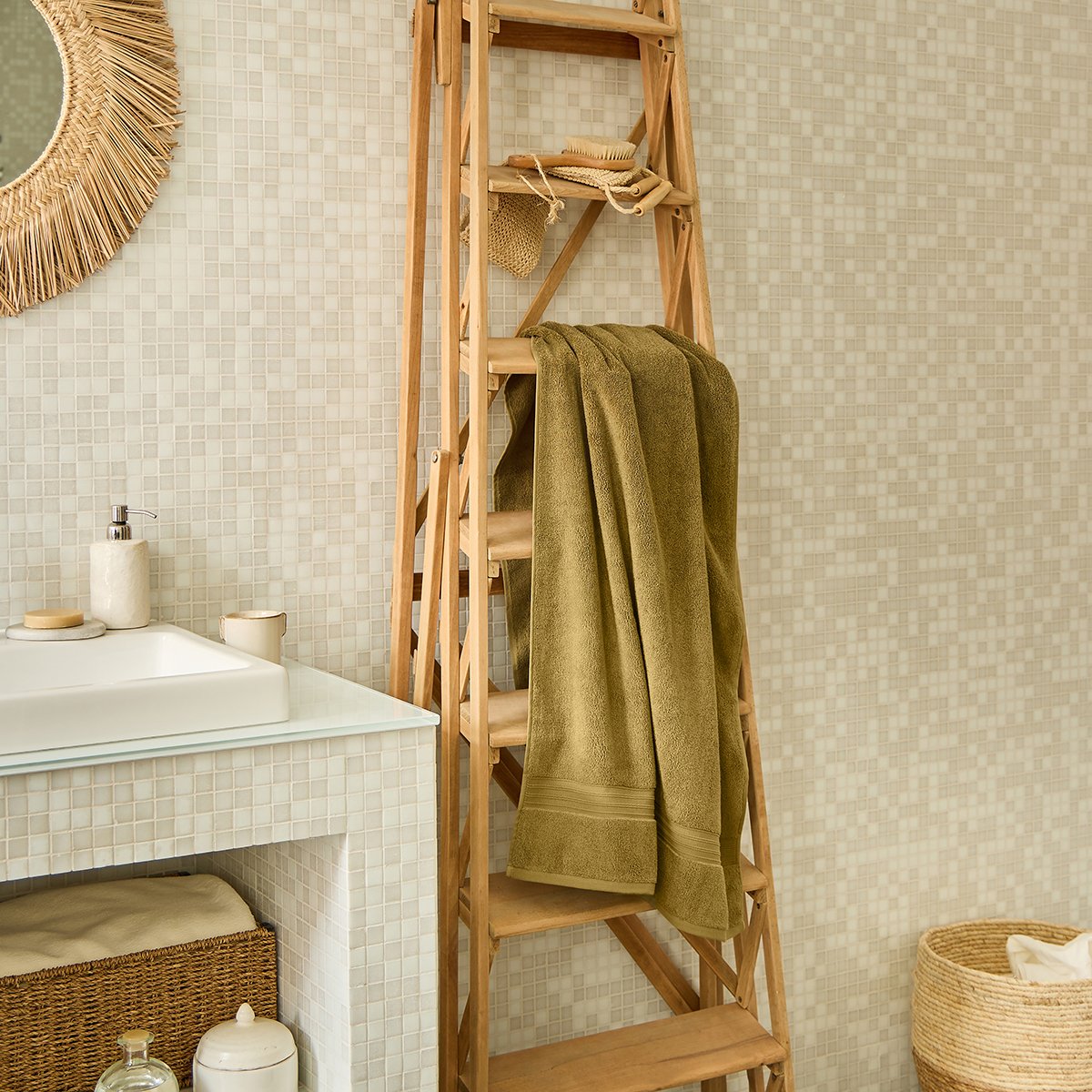 Drap de douche Nahia - Bronze