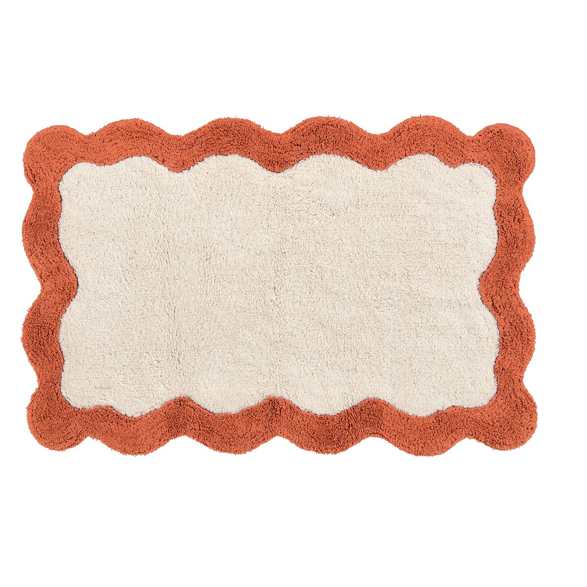 Taps de bain Nahia - Ecru/Terracotta