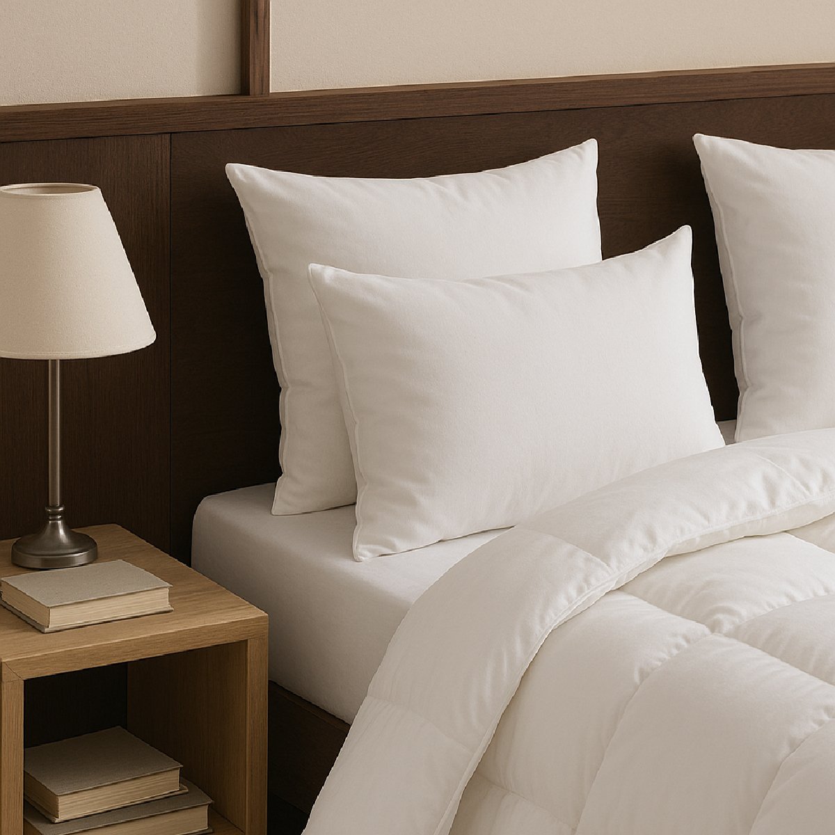 Oreiller Du Berger - 30% Laine thermorégulante - MEDIUM