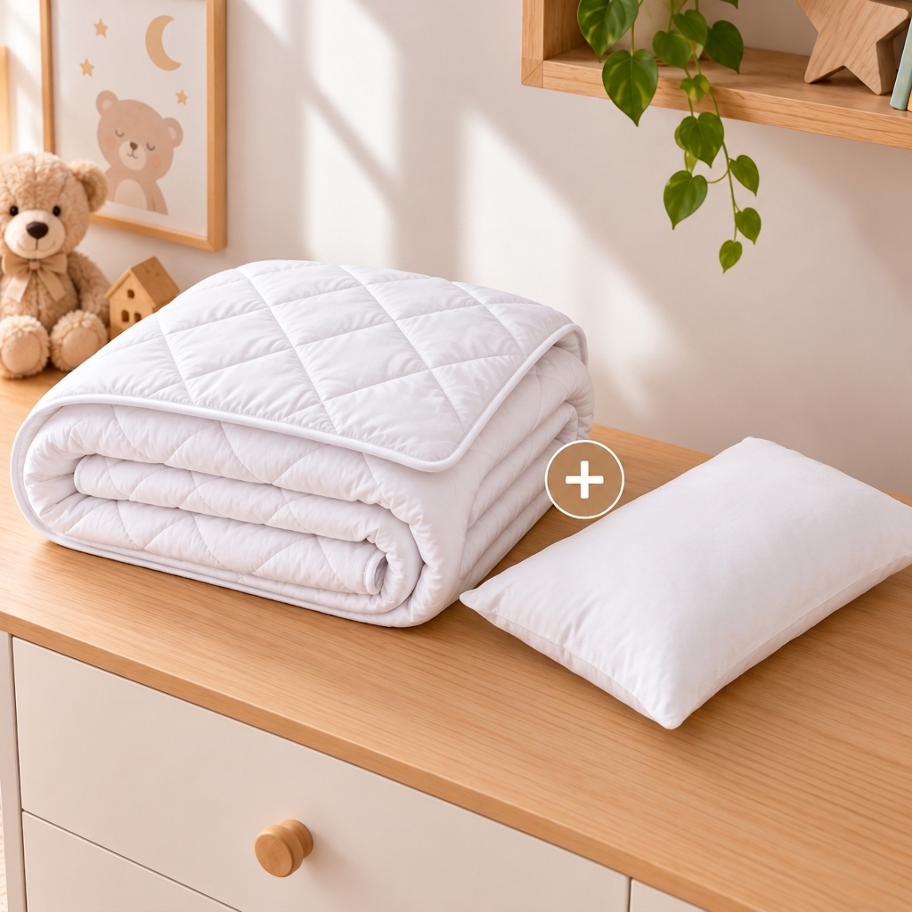 Pack Couette + Oreiller Bébé - Anti-acariens