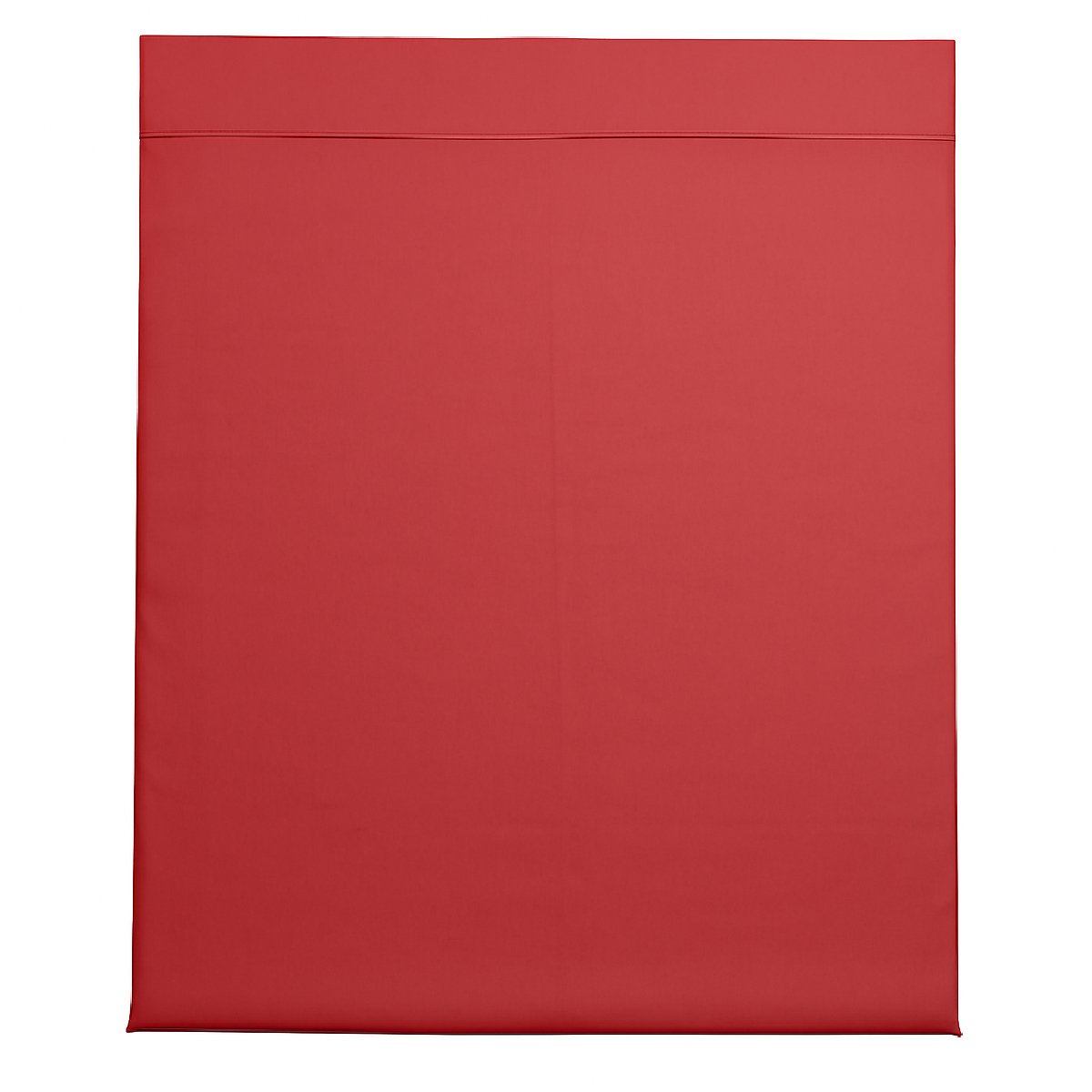Drap plat Harmonie Satin de coton coloris Pastèque