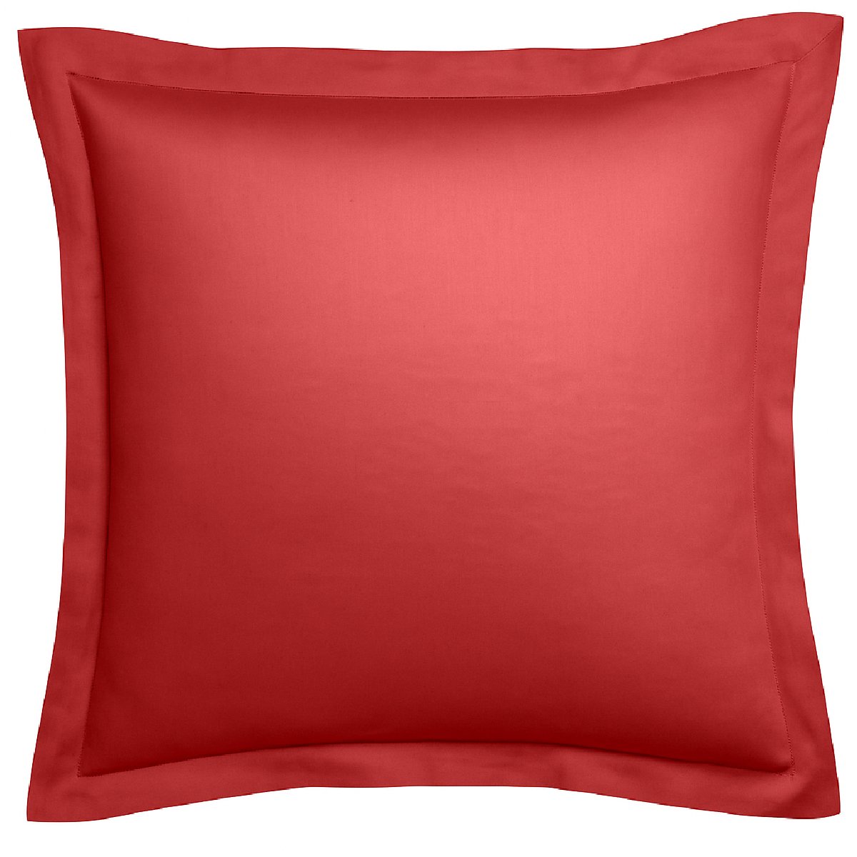 Taie d'oreiller Harmonie Satin de coton coloris Pastèque