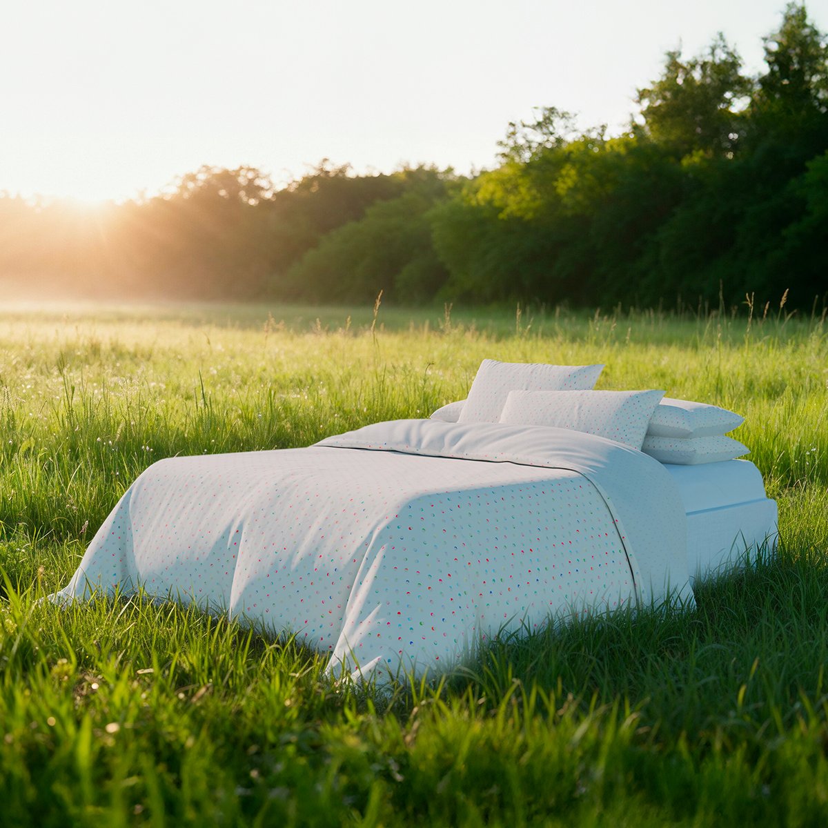 Pack Housse de couette + Taie(s) d'oreiller Le Bonbon