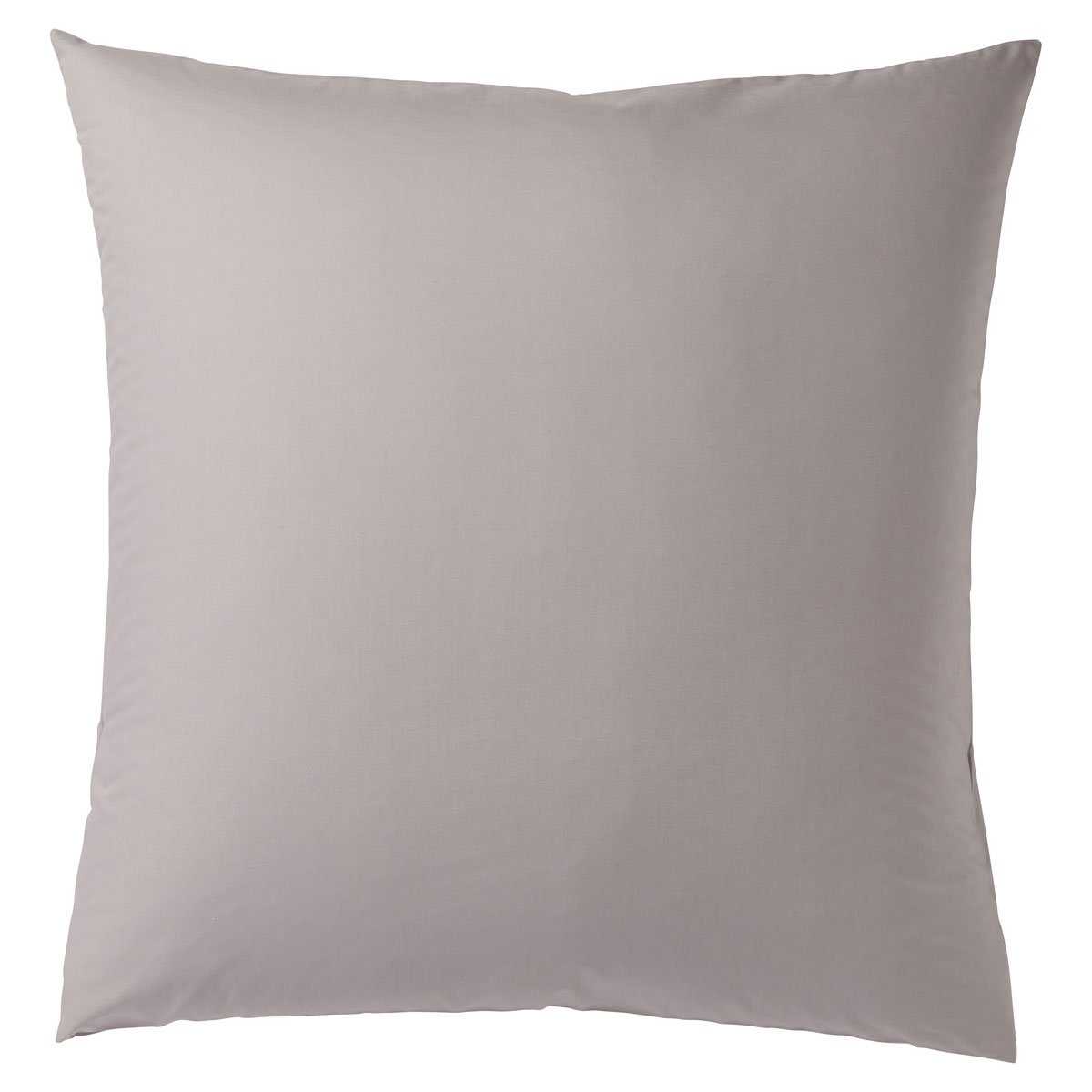 Lot de 2 taies d'oreiller - Percale de coton thermorégulée  - Gris clair