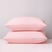 Lot de 2 Taies d’oreiller 2 en 1 - Alèse absorbante intégrée - Coloris Poudre