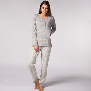 Pyjama femme AMBRE gris chiné