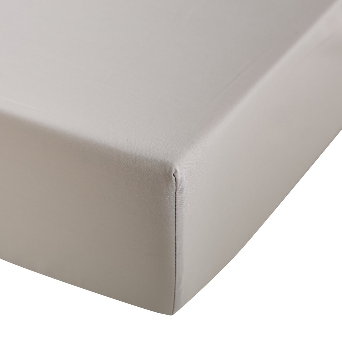Drap housse Amance - Gris perle