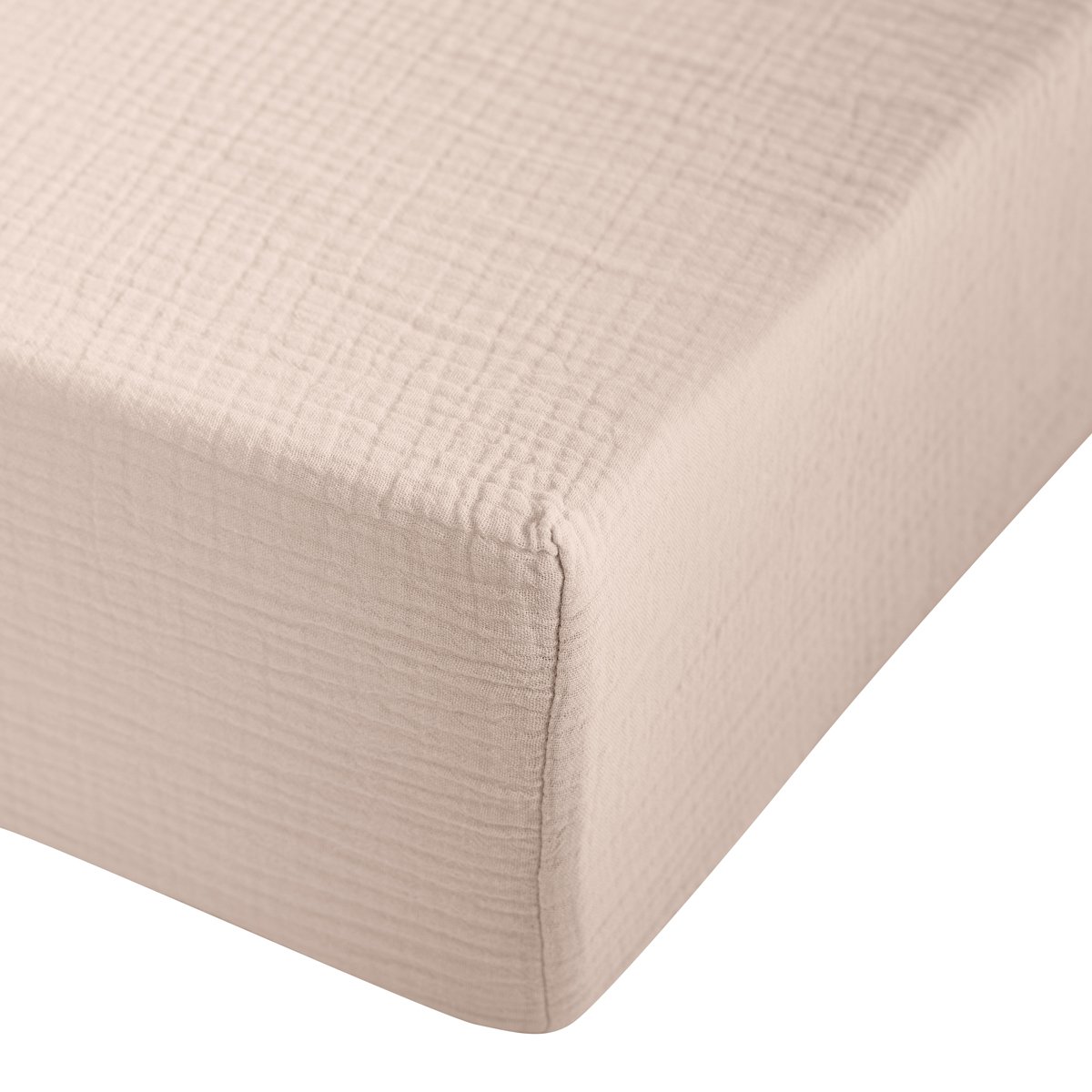 Drap housse Arielle - Rose poudré