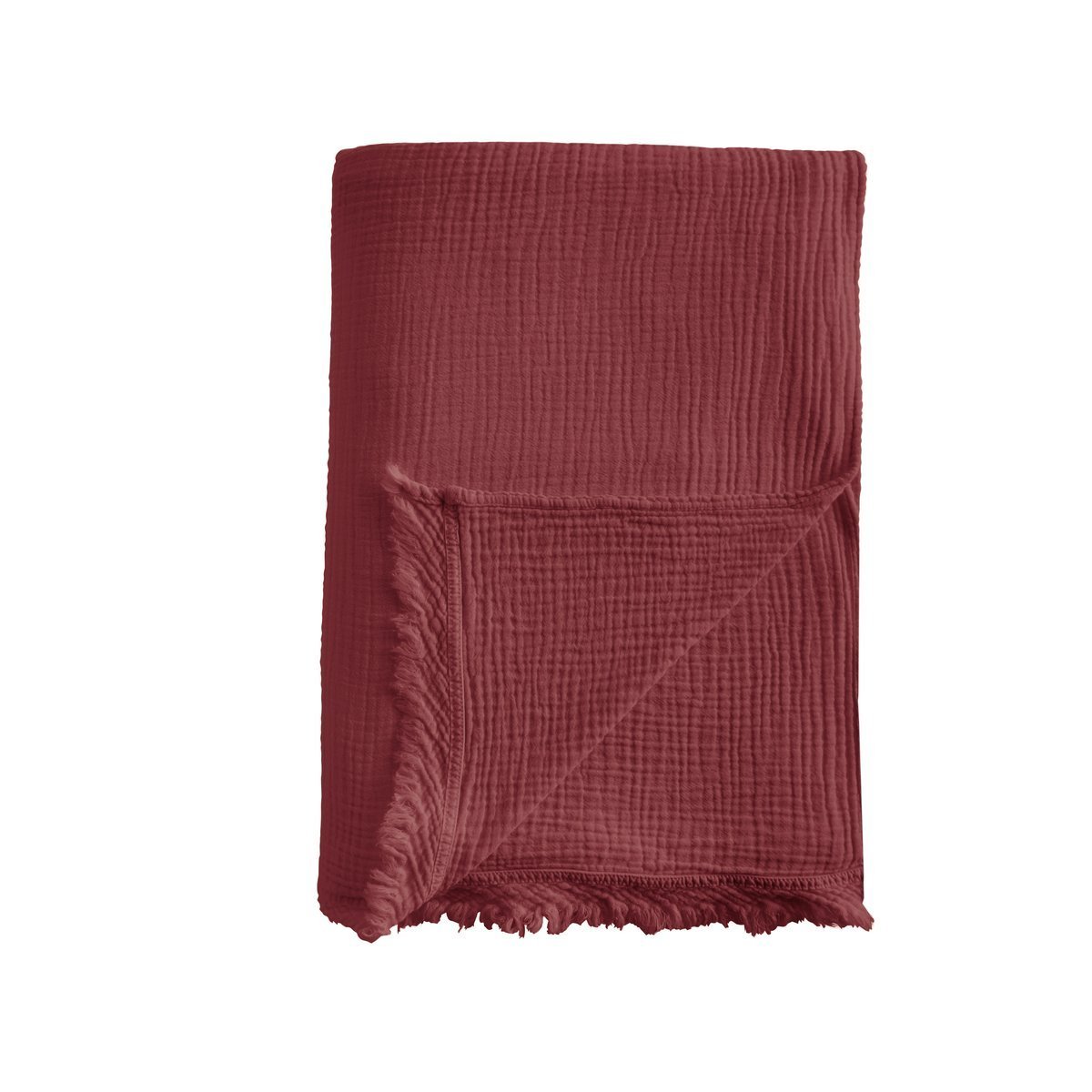 Plaid Arielle - Bordeaux
