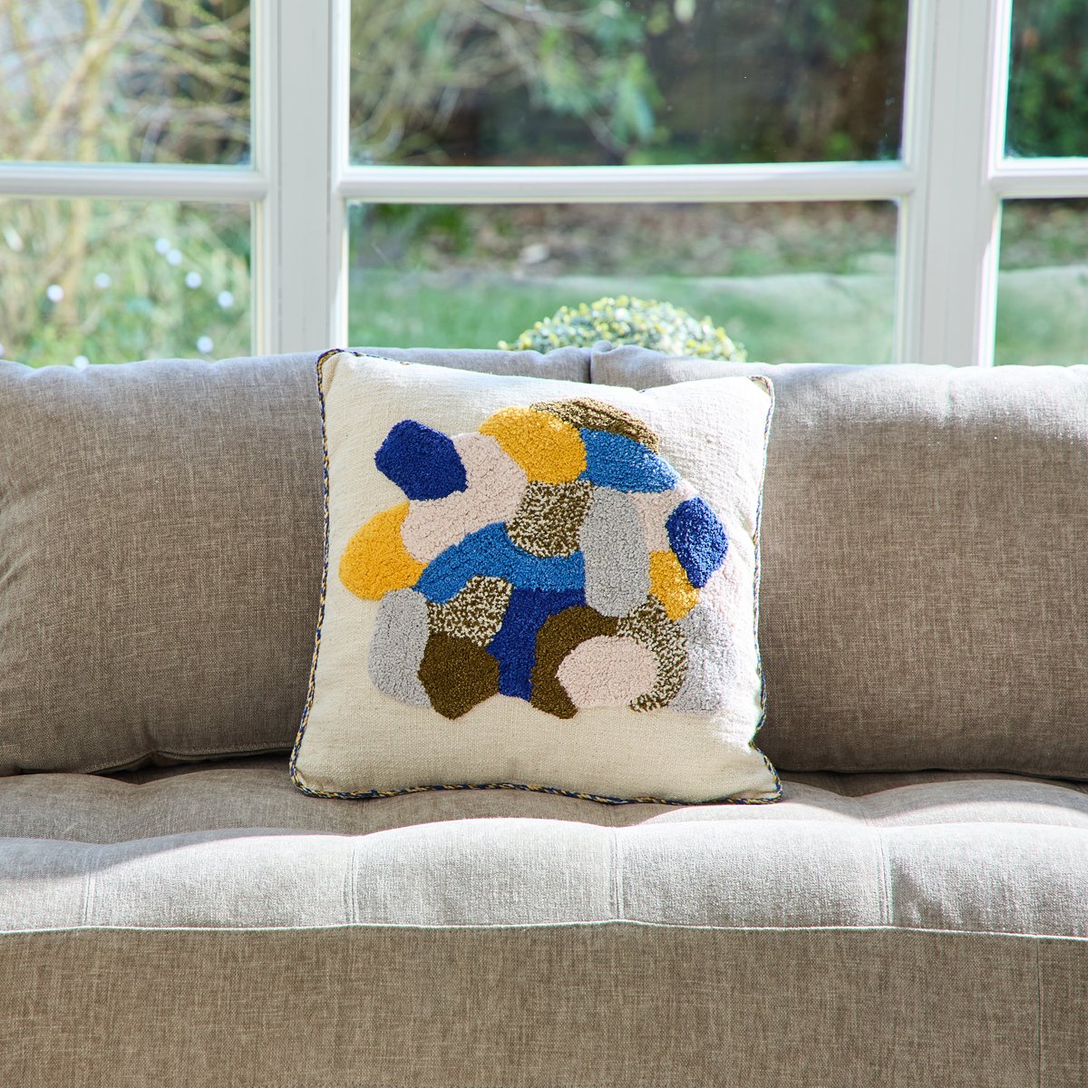 Coussin Aubin - Multicolore