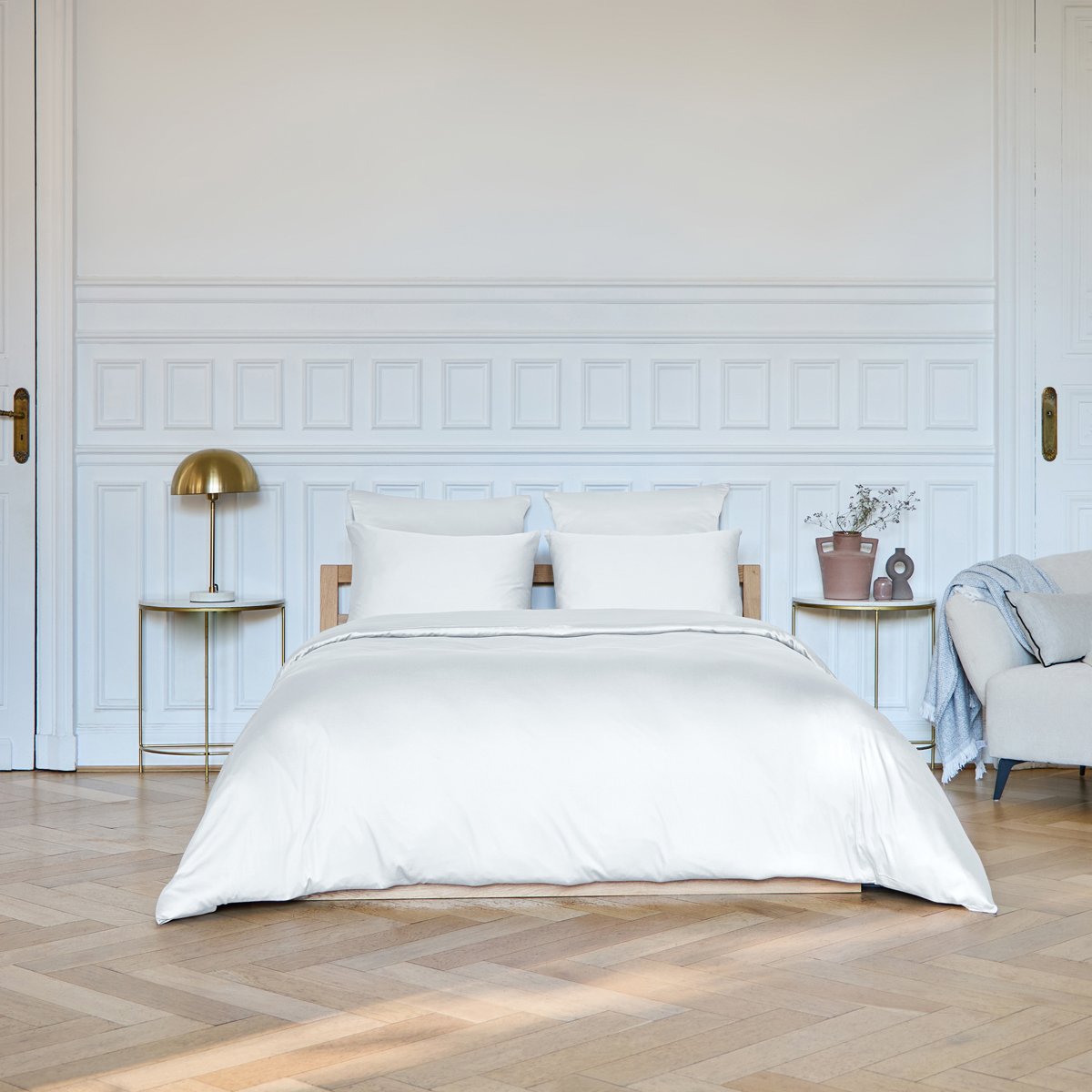 Housse de couette Alexane - Blanc