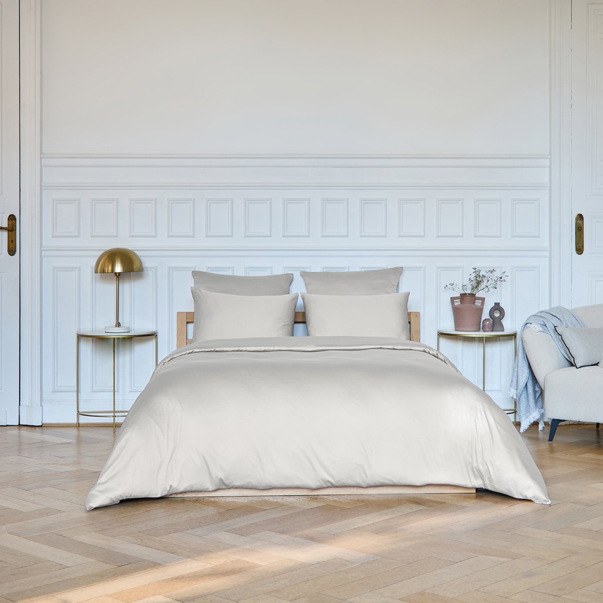 Housse de couette Alexane - Sable