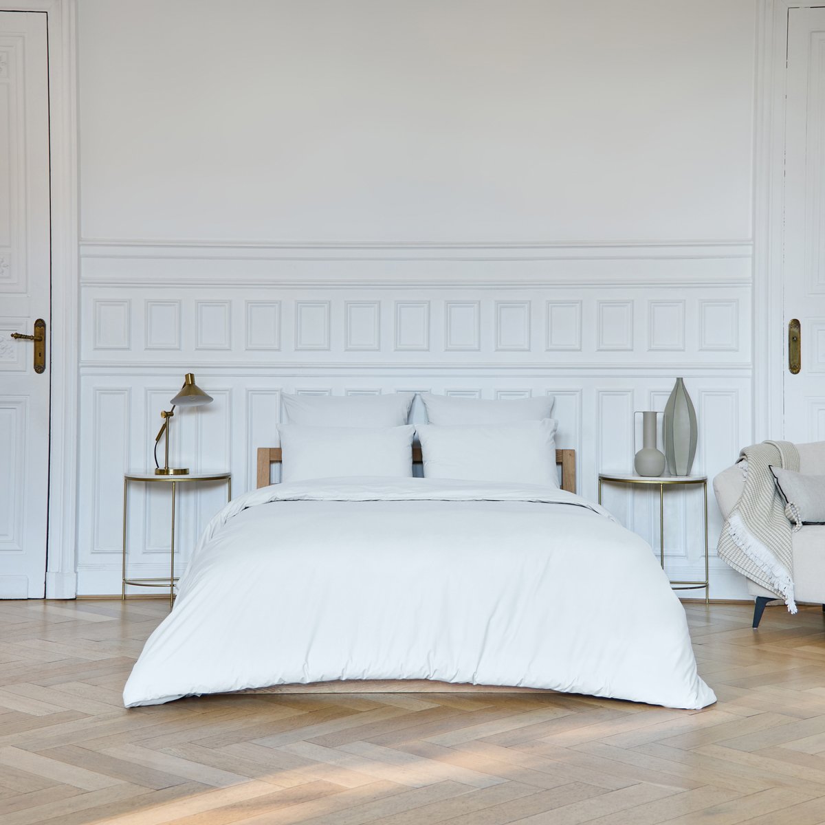Housse de couette Amance - Blanc