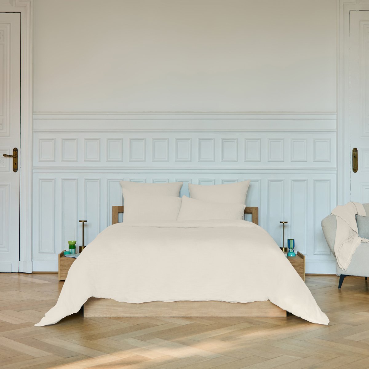 Housse de couette Arielle - Blanc