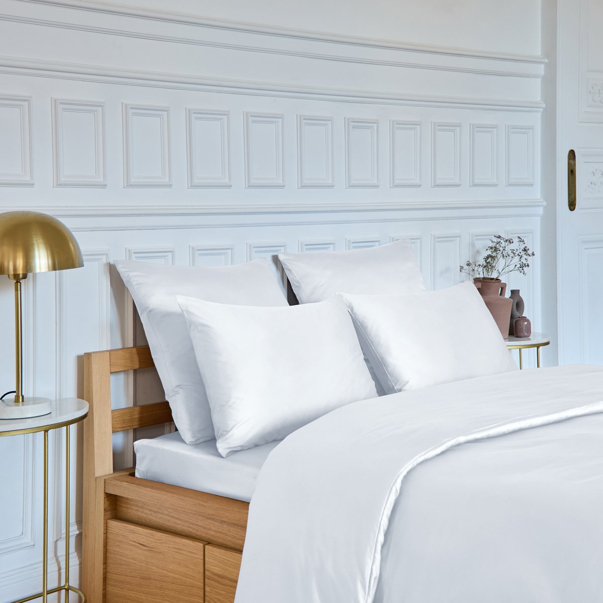 Housse de couette Alexane - Blanc