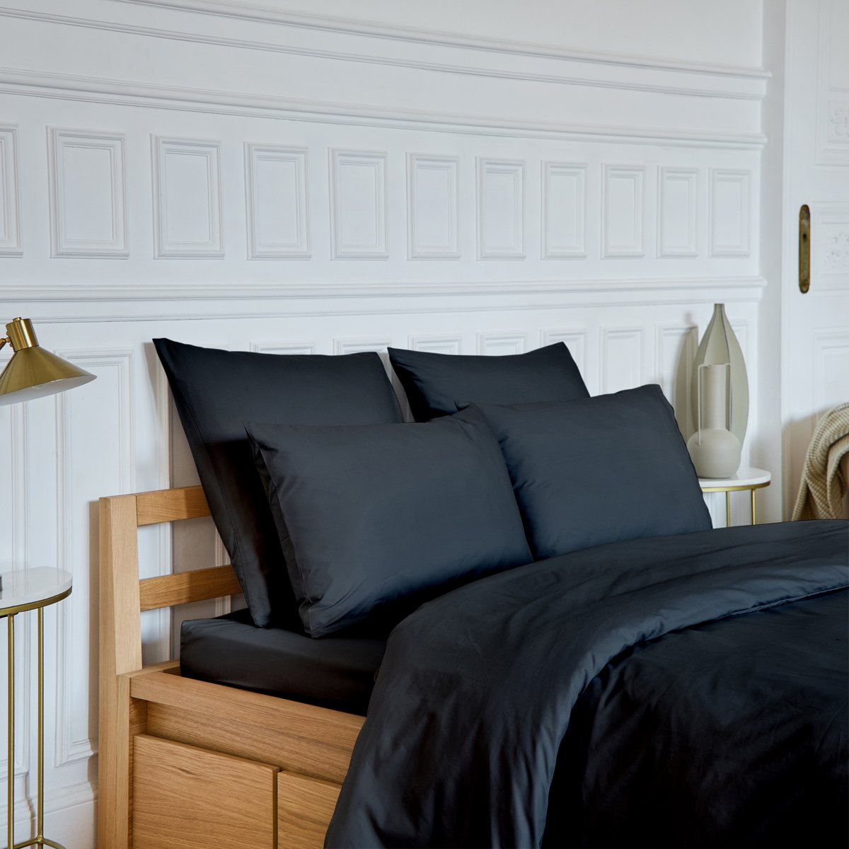 Drap housse Amance - Noir