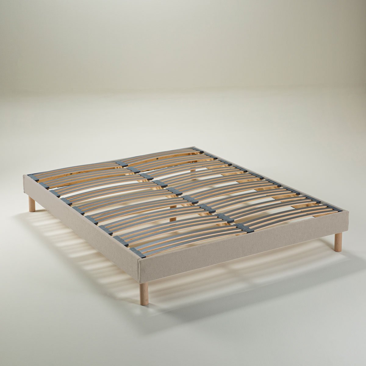 Sommier en kit - lattes flexibles - Beige