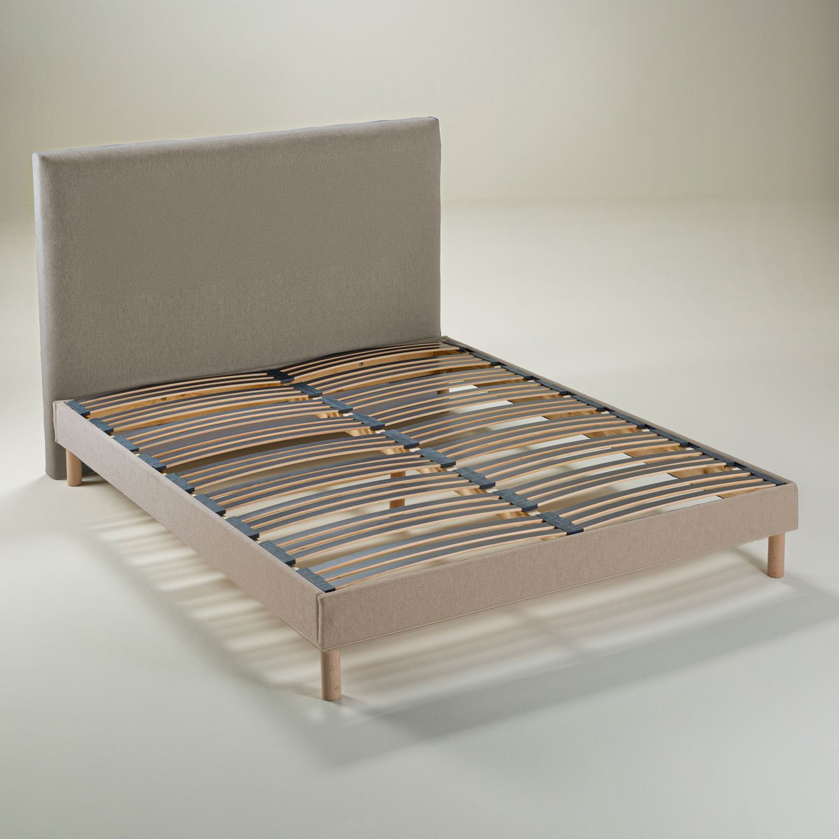 Sommier en kit - lattes flexibles - Beige