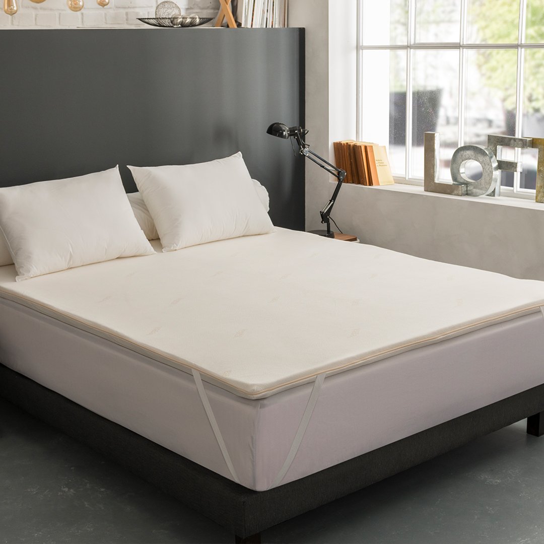 Surmatelas Mémoire De Forme MEMORYFLEX DODO – Mousse Viscoélastique – Housse Déhoussable – Fabriqué En Europe