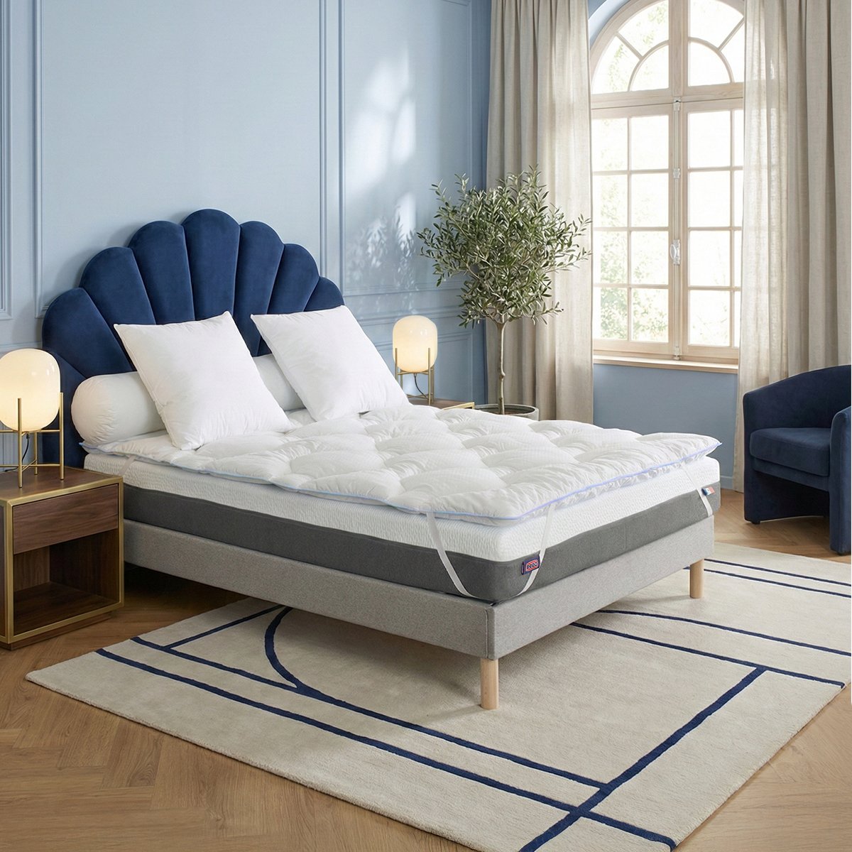 Surmatelas Effet Fraîcheur réversible