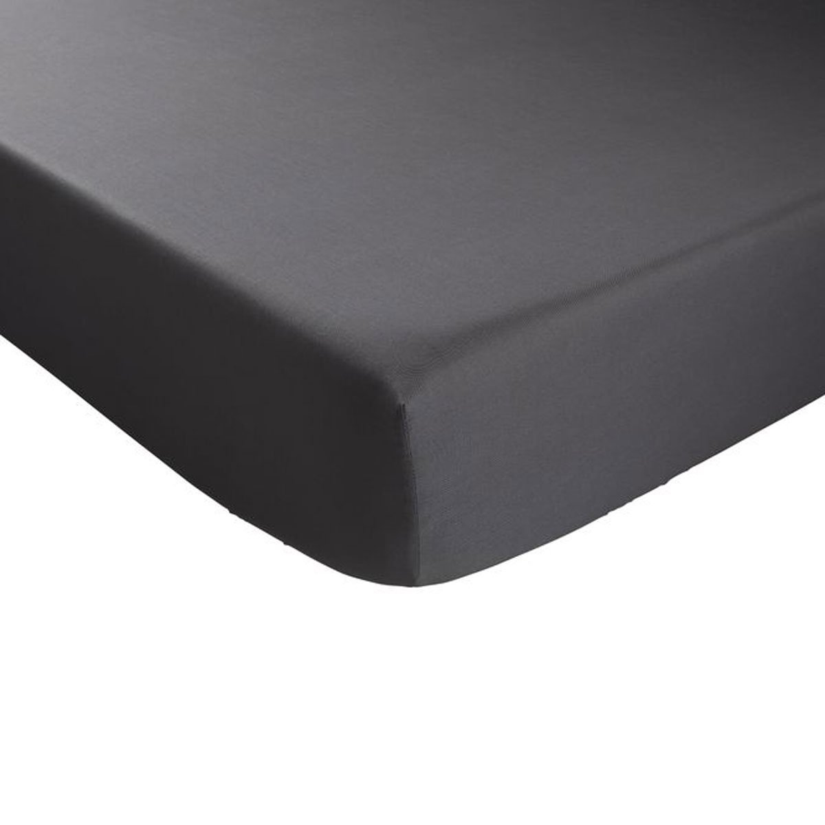 Drap housse - Coton thermorégulé - Gris Acier