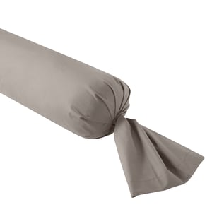 Taie de traversin Influence Percale Fumée