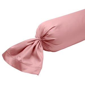 Taie de traversin Partition Satin de coton Coloris Rose