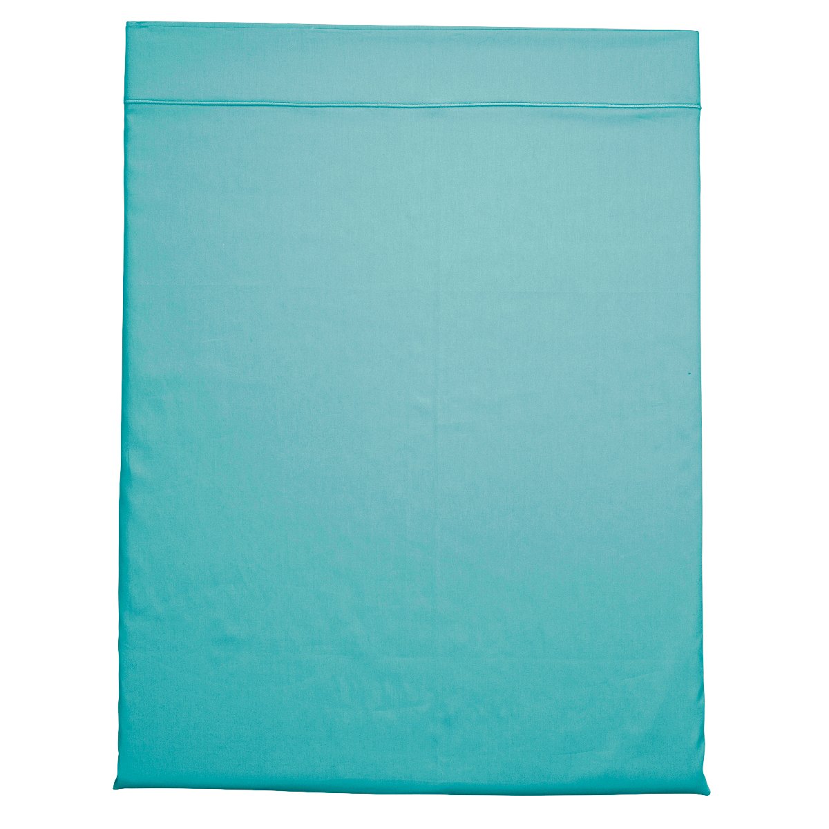Drap plat Harmonie Satin de coton coloris Turquoise