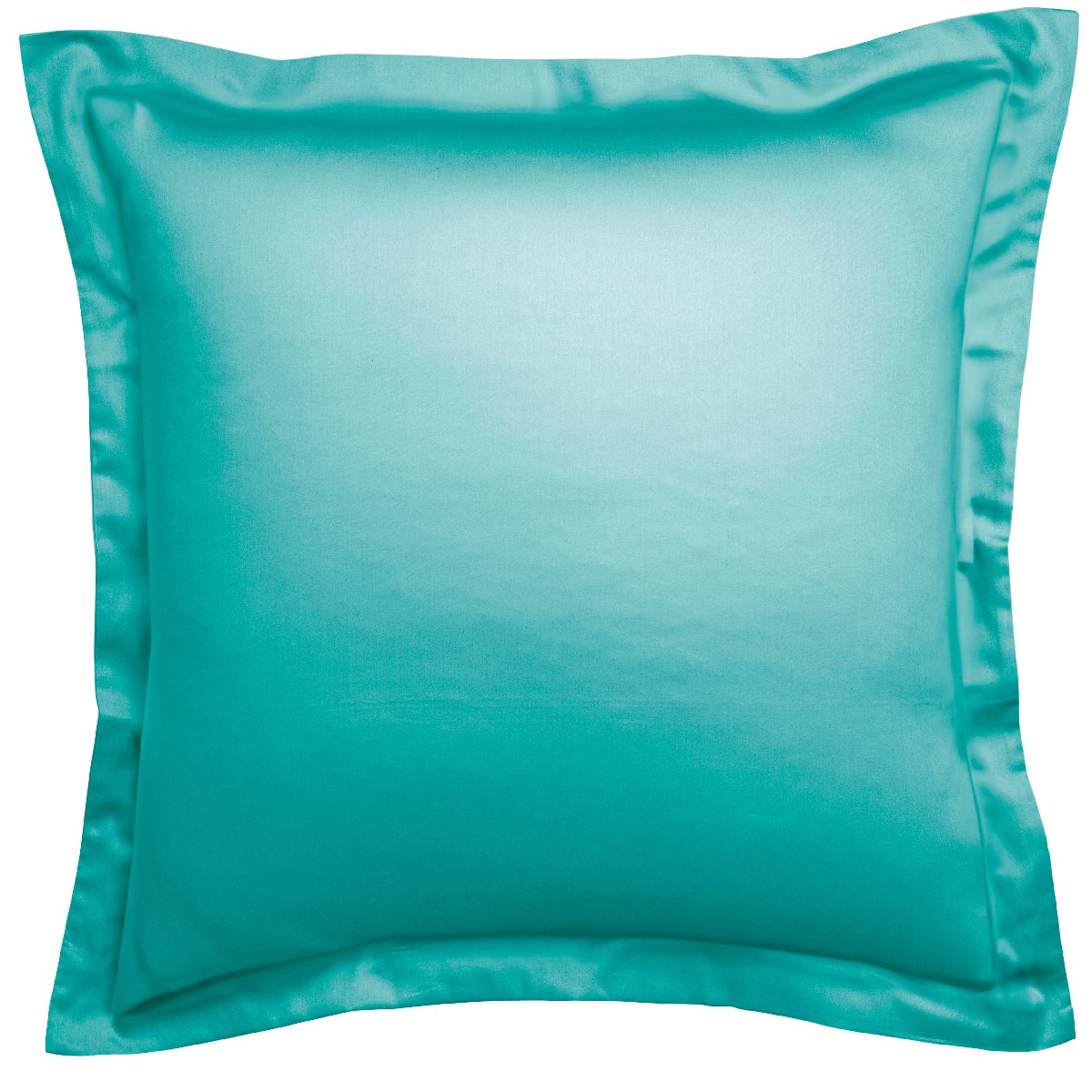 Taie d'oreiller Harmonie Satin de coton coloris Turquoise